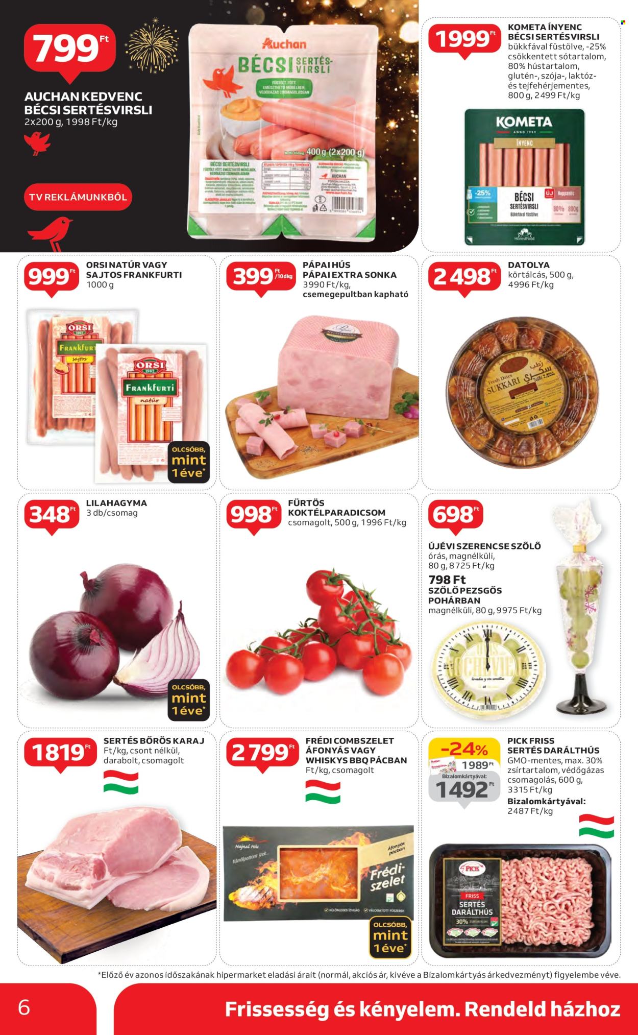 Auchan akciós újságok - 2024.12.27 - 2024.12.31. Oldal 6