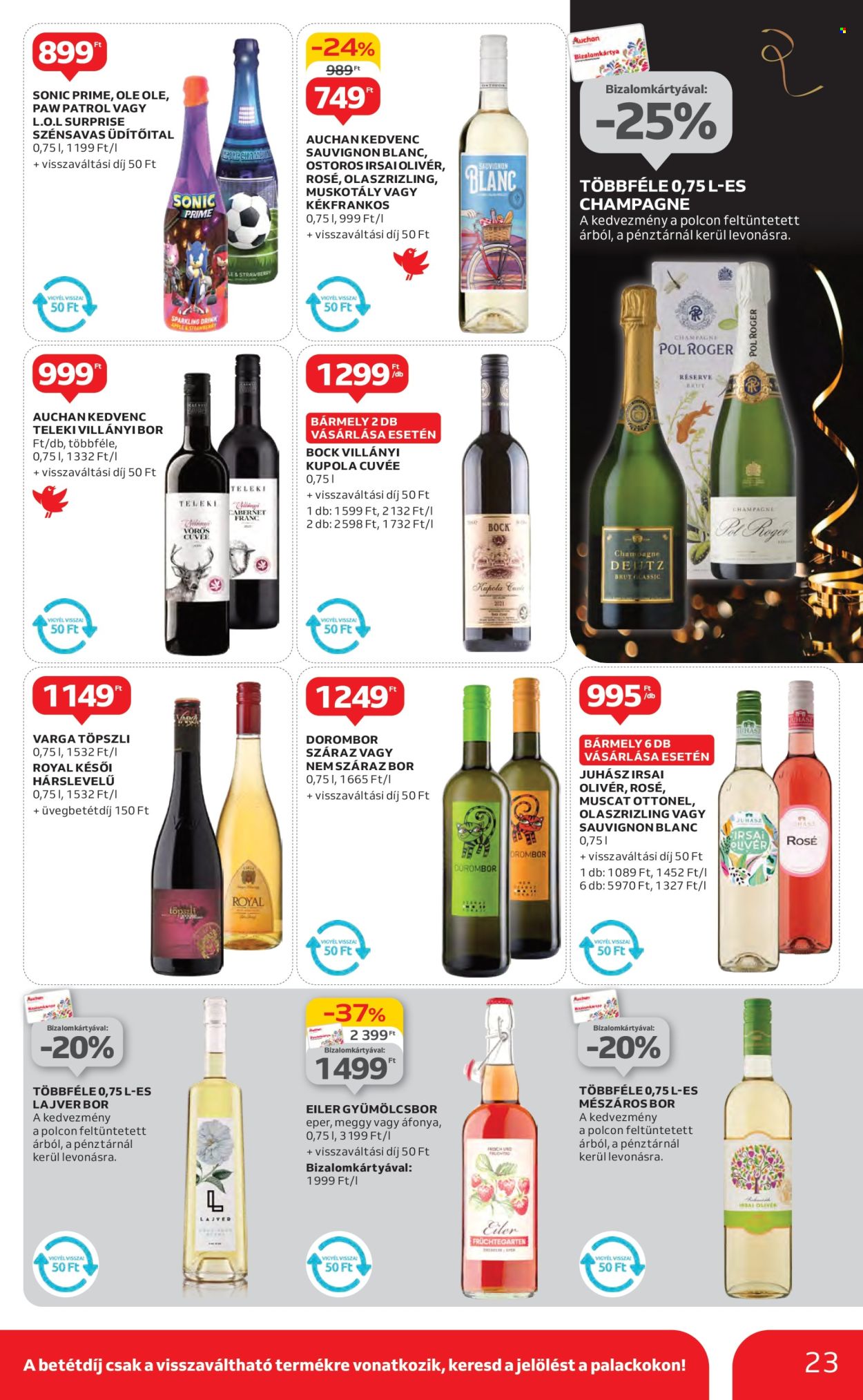 Auchan akciós újságok - 2024.12.27 - 2024.12.31. Oldal 23