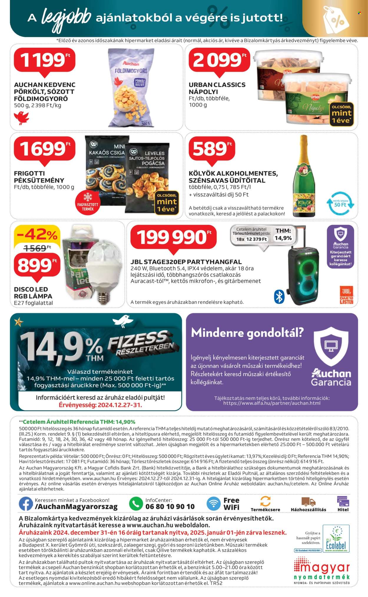 Auchan akciós újságok - 2024.12.27 - 2024.12.31. Oldal 36