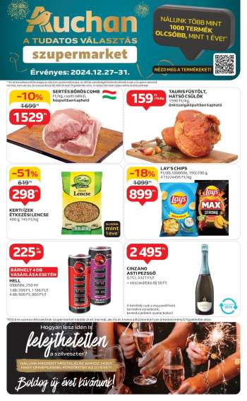 Újság Auchan - 2024.12.27 - 2024.12.31.