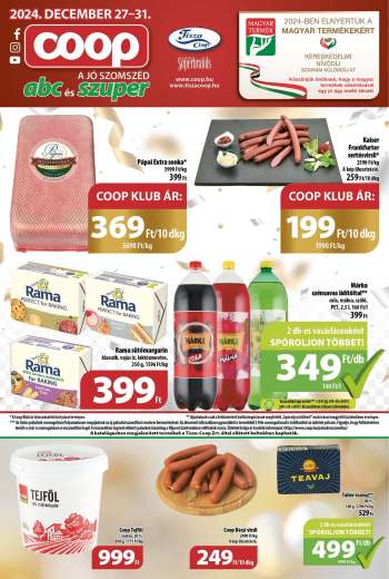 Újság Coop - 2024.12.27 - 2024.12.31.