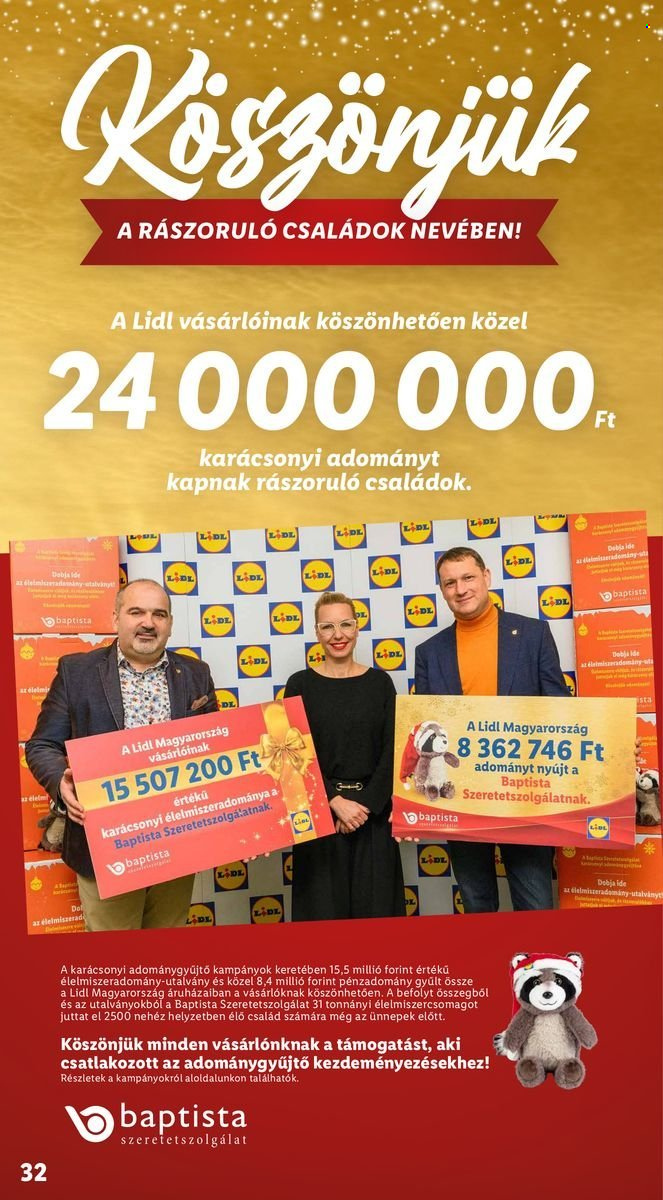 Lidl akciós újságok - 2024.12.27 - 2024.12.31. Oldal 32