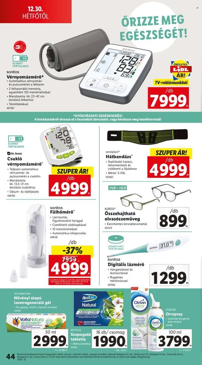 Lidl akciós újságok - 2024.12.27 - 2024.12.31. Oldal 44