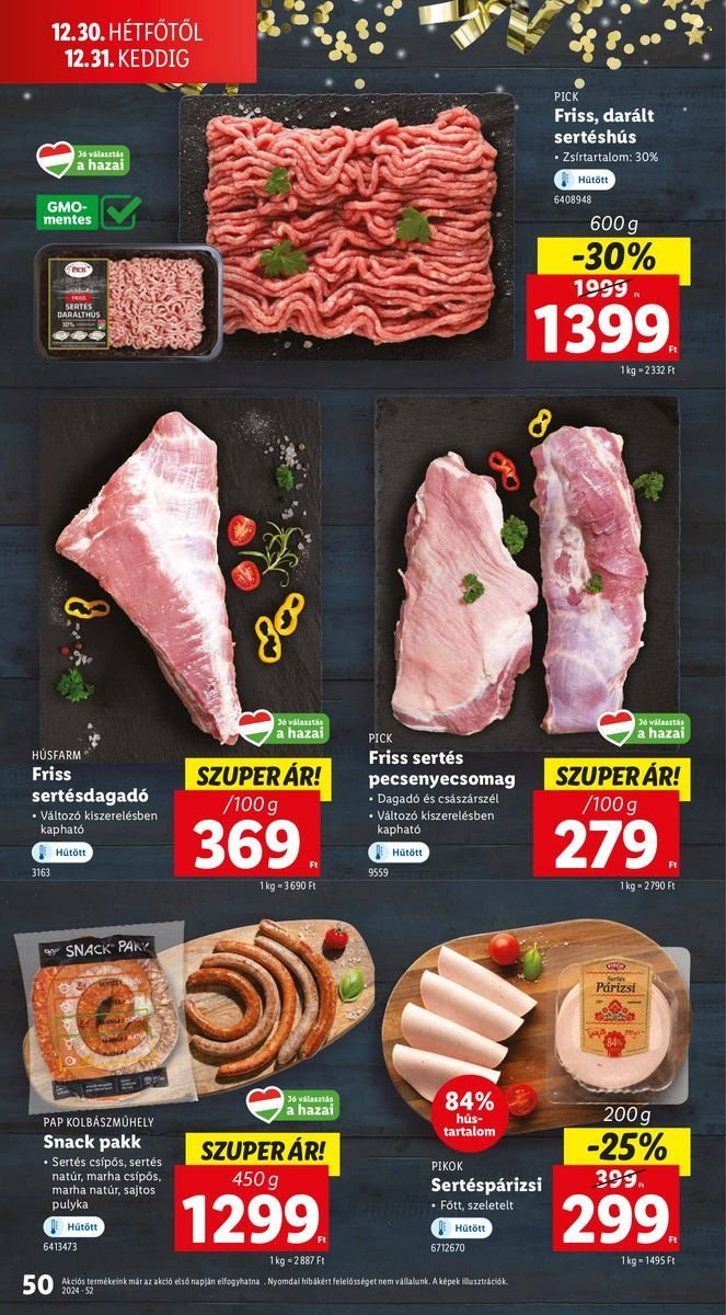 Lidl akciós újságok - 2024.12.27 - 2024.12.31. Oldal 50
