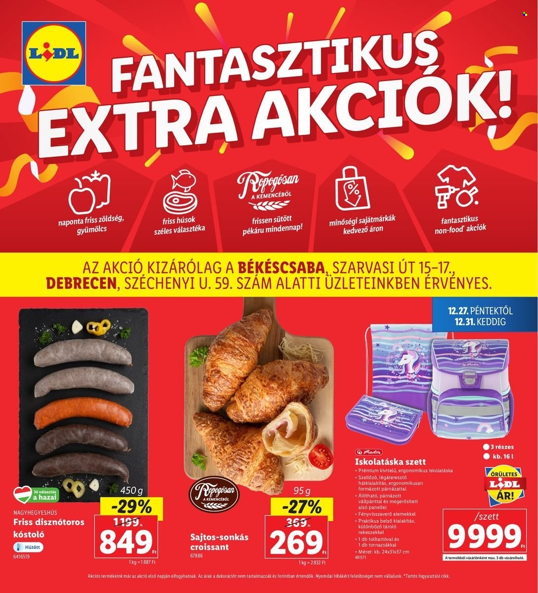 Lidl akciós újságok - 2024.12.27 - 2024.12.30. Oldal 1