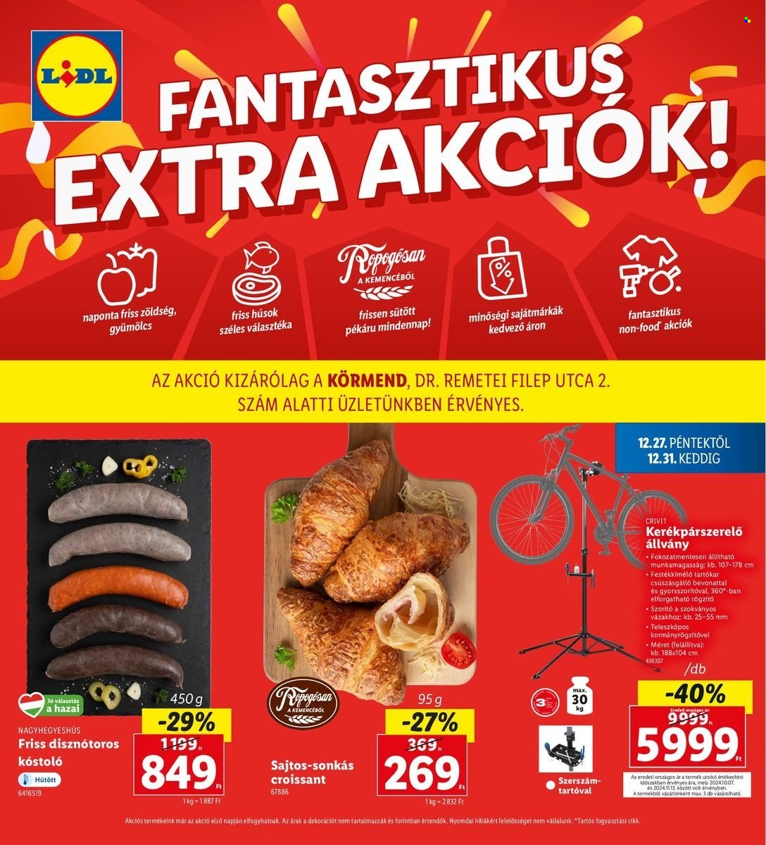 Lidl akciós újságok - 2024.12.27 - 2024.12.30. Oldal 1