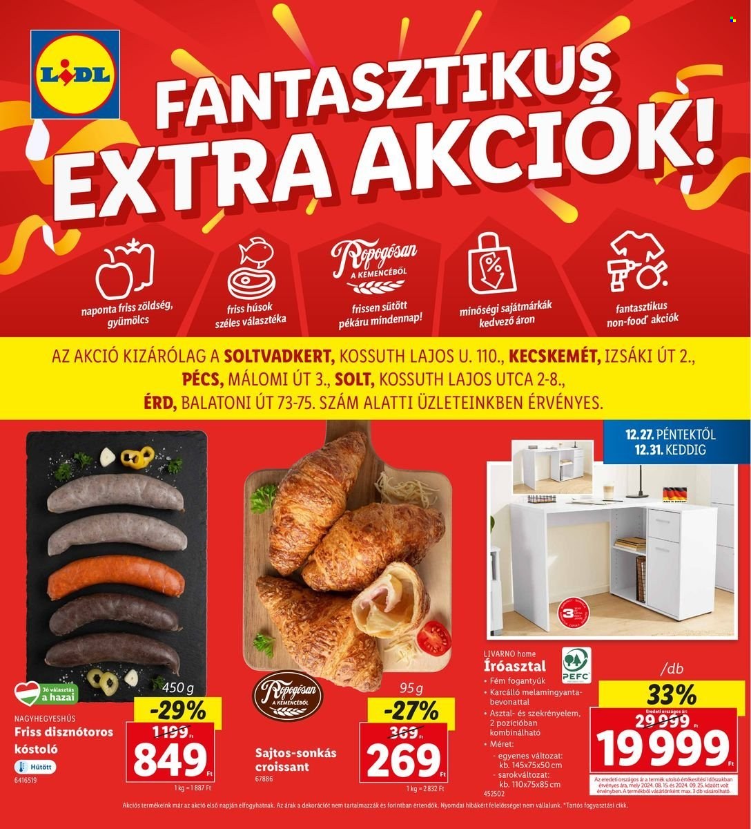 Lidl akciós újságok - 2024.12.27 - 2024.12.30. Oldal 1