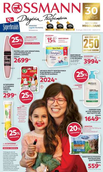 Újság Rossmann - 2024.12.30 - 2025.01.10.