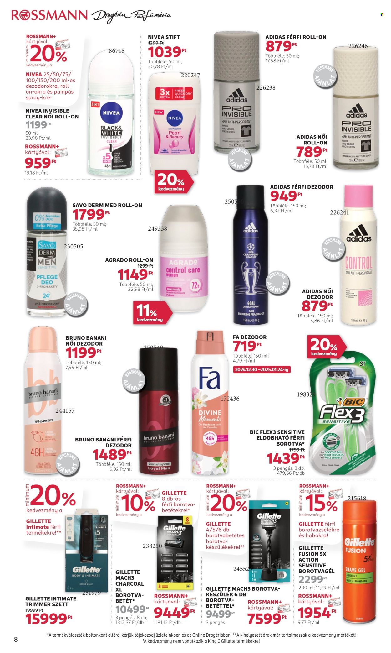 Rossmann akciós újságok - 2024.12.30 - 2025.01.10. Oldal 8