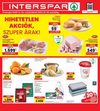 Újság INTERSPAR - 2025.01.02 - 2025.01.08.