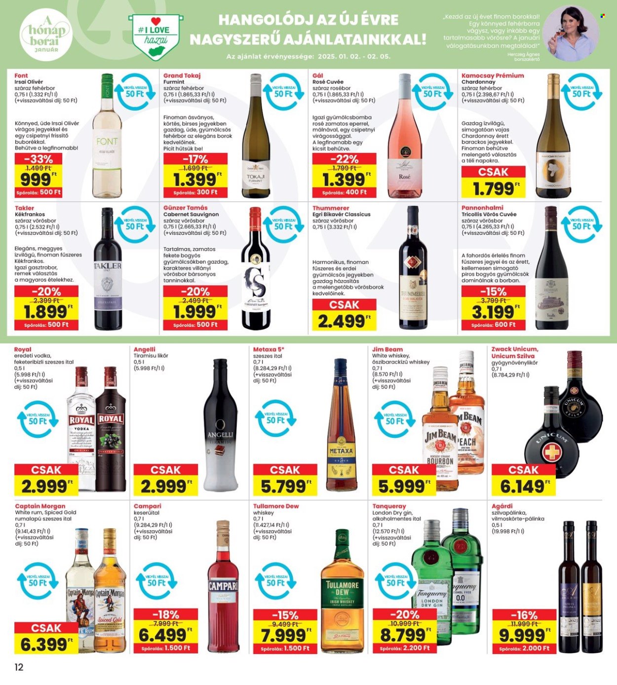 INTERSPAR akciós újságok - 2025.01.02 - 2025.01.08. Oldal 12