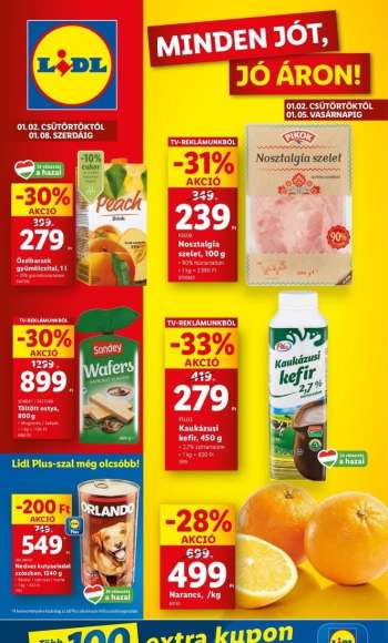 Újság Lidl - 2025.01.02 - 2025.01.08.