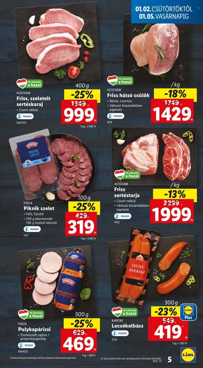 Lidl akciós újságok - 2025.01.02 - 2025.01.08. Oldal 5