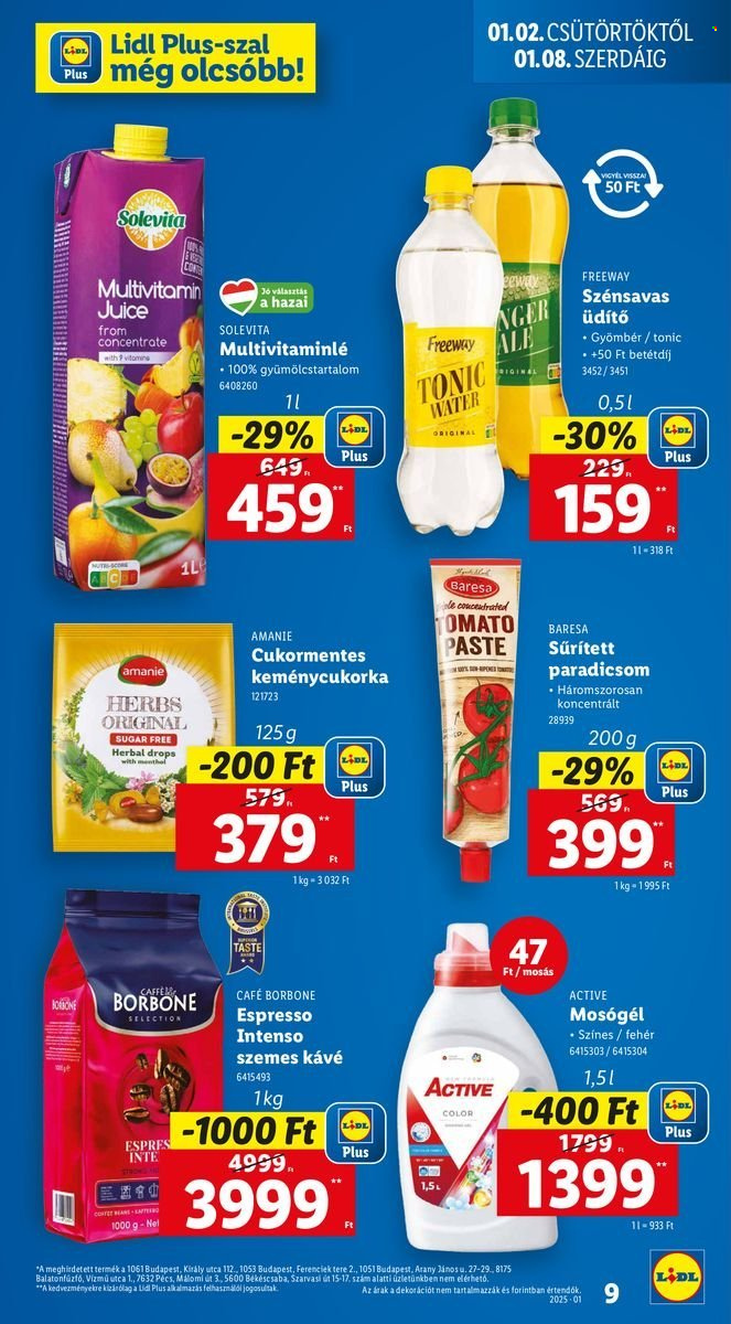 Lidl akciós újságok - 2025.01.02 - 2025.01.08. Oldal 9