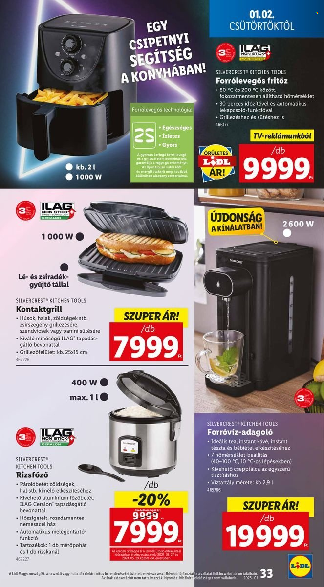 Lidl akciós újságok - 2025.01.02 - 2025.01.08. Oldal 33