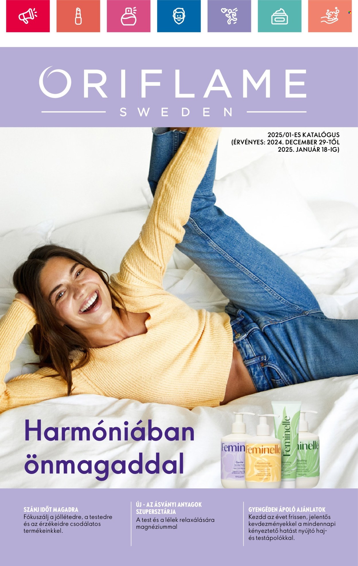 Oriflame akciós újságok - 2024.12.29 - 2025.01.18. Oldal 1