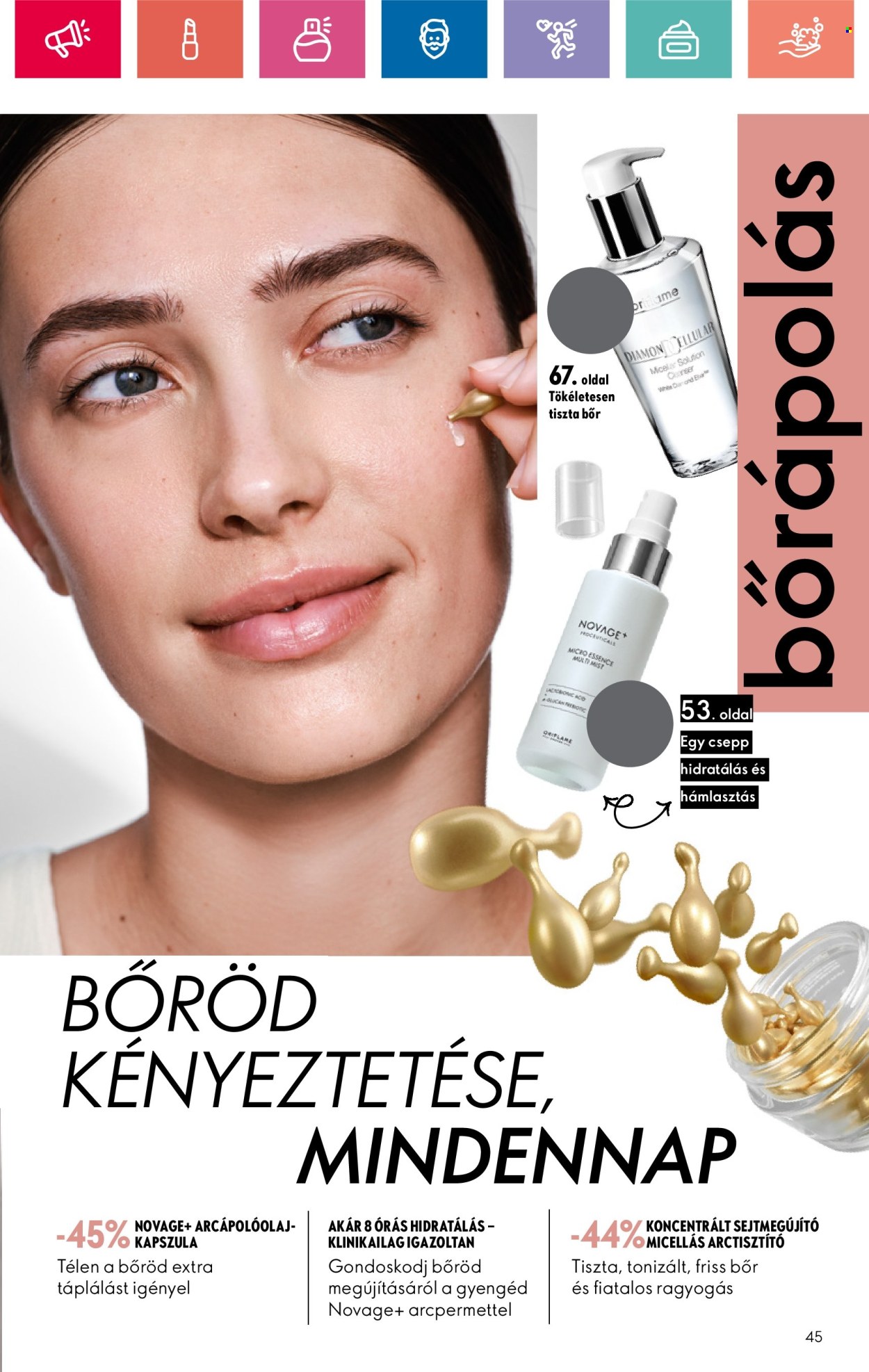 Oriflame akciós újságok - 2024.12.29 - 2025.01.18. Oldal 45