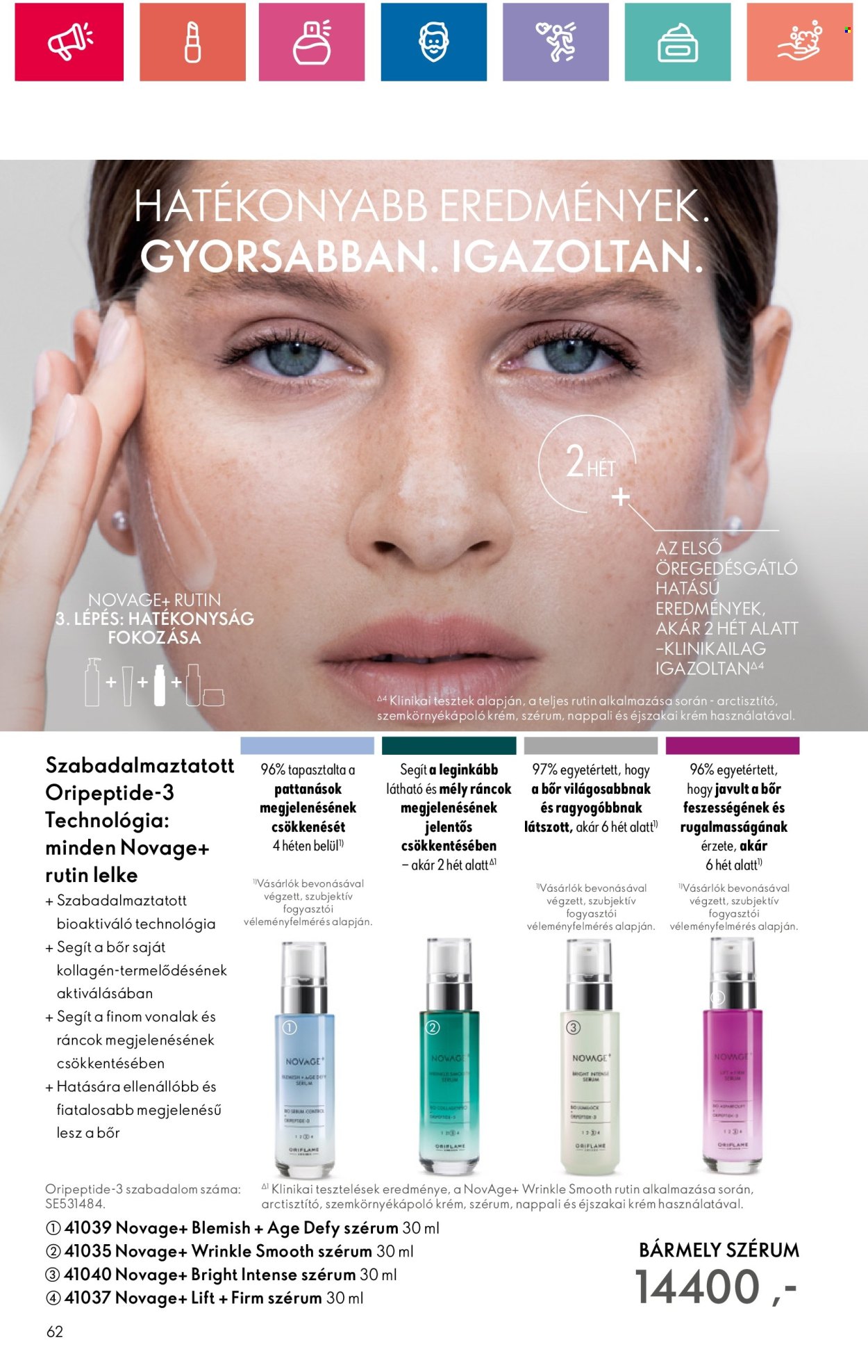 Oriflame akciós újságok - 2024.12.29 - 2025.01.18. Oldal 62