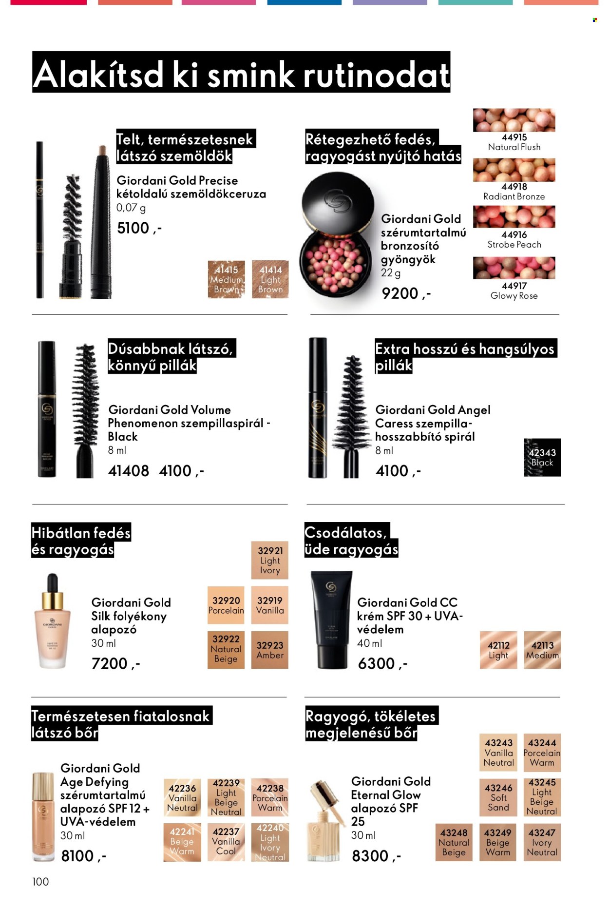 Oriflame akciós újságok - 2024.12.29 - 2025.01.18. Oldal 100