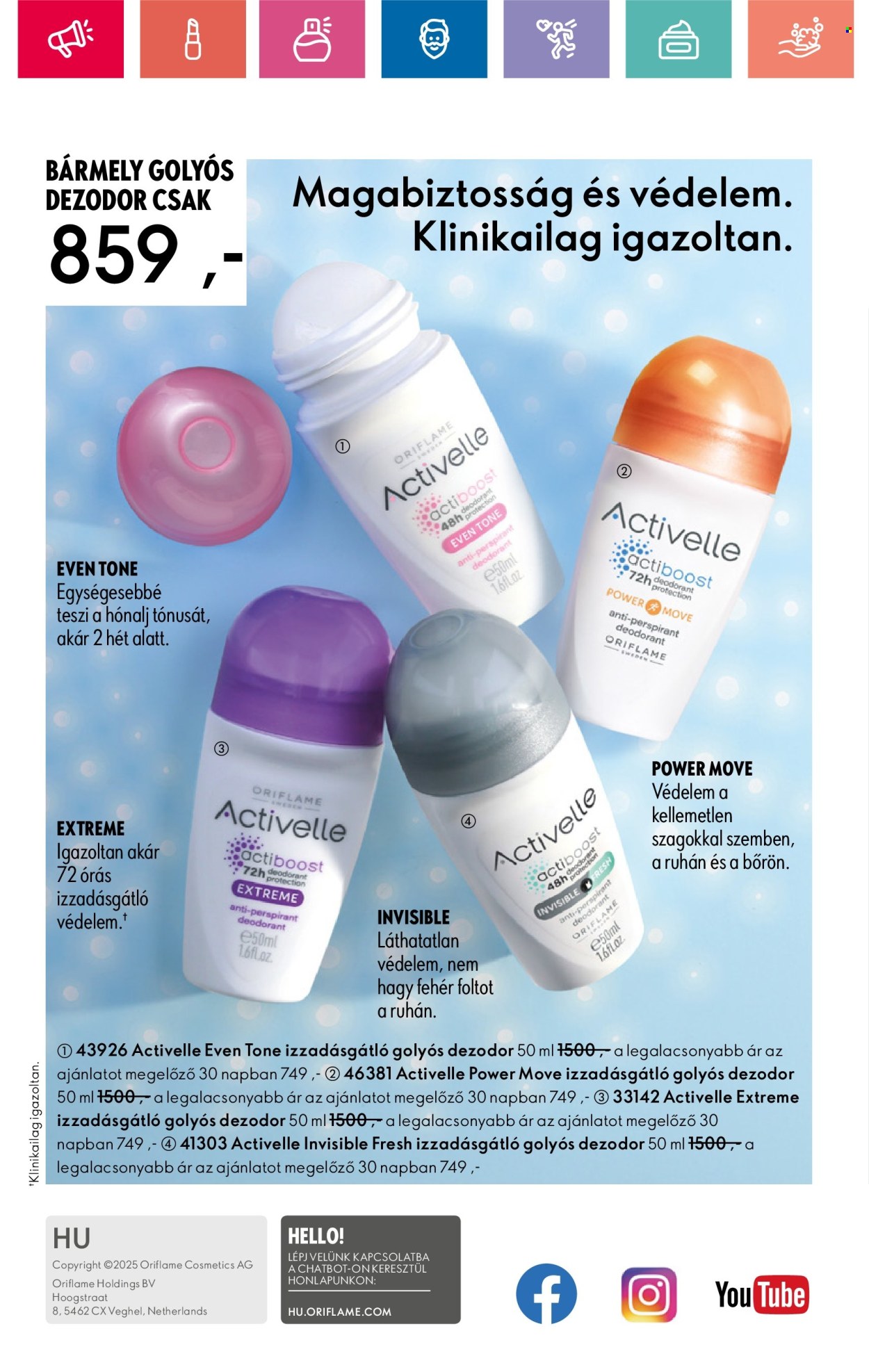 Oriflame akciós újságok - 2024.12.29 - 2025.01.18. Oldal 164