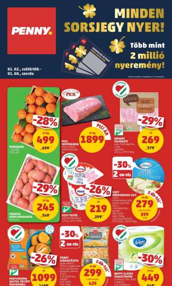 Újság Penny Market - 2025.01.02 - 2025.01.08.