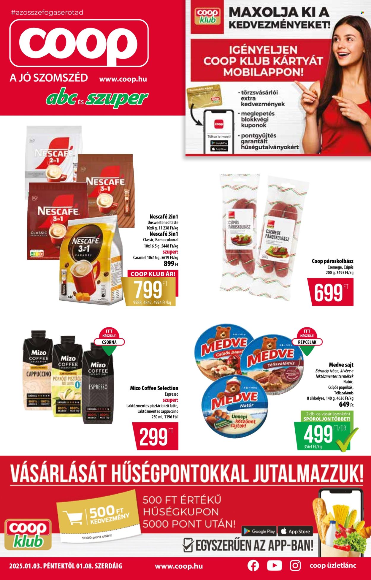 Coop akciós újságok - 2025.01.03 - 2025.01.08. Oldal 1