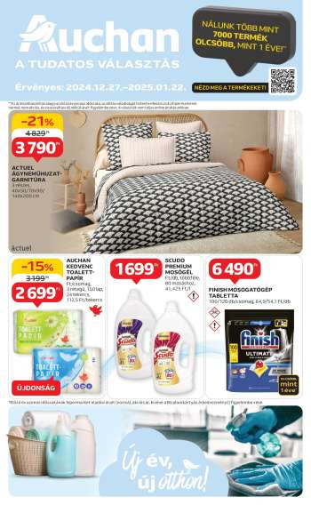 Újság Auchan - 2024.12.27 - 2025.01.22.