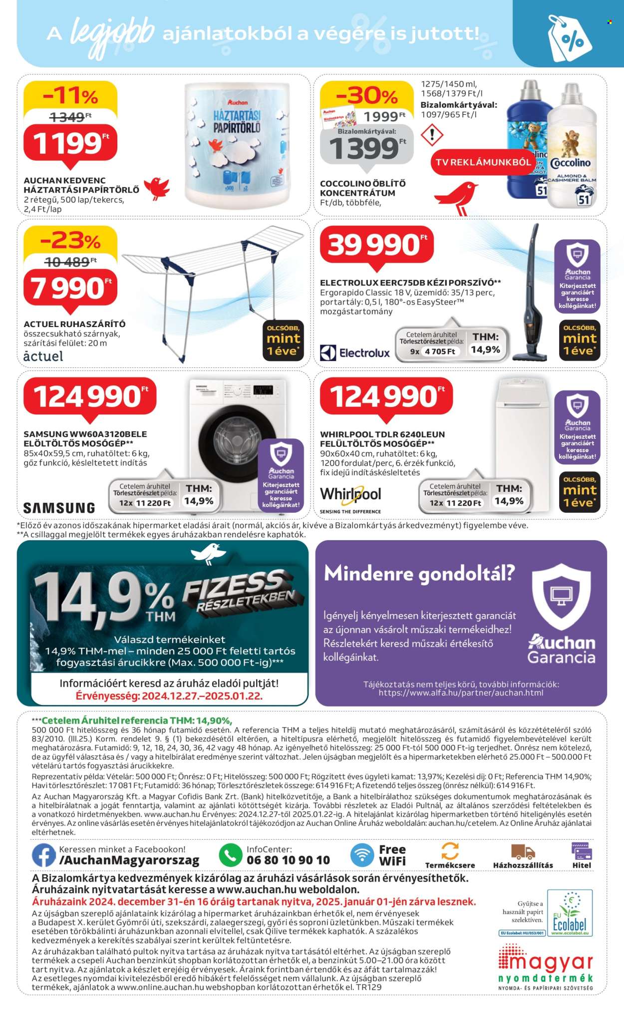 Auchan akciós újságok - 2024.12.27 - 2025.01.22. Oldal 24
