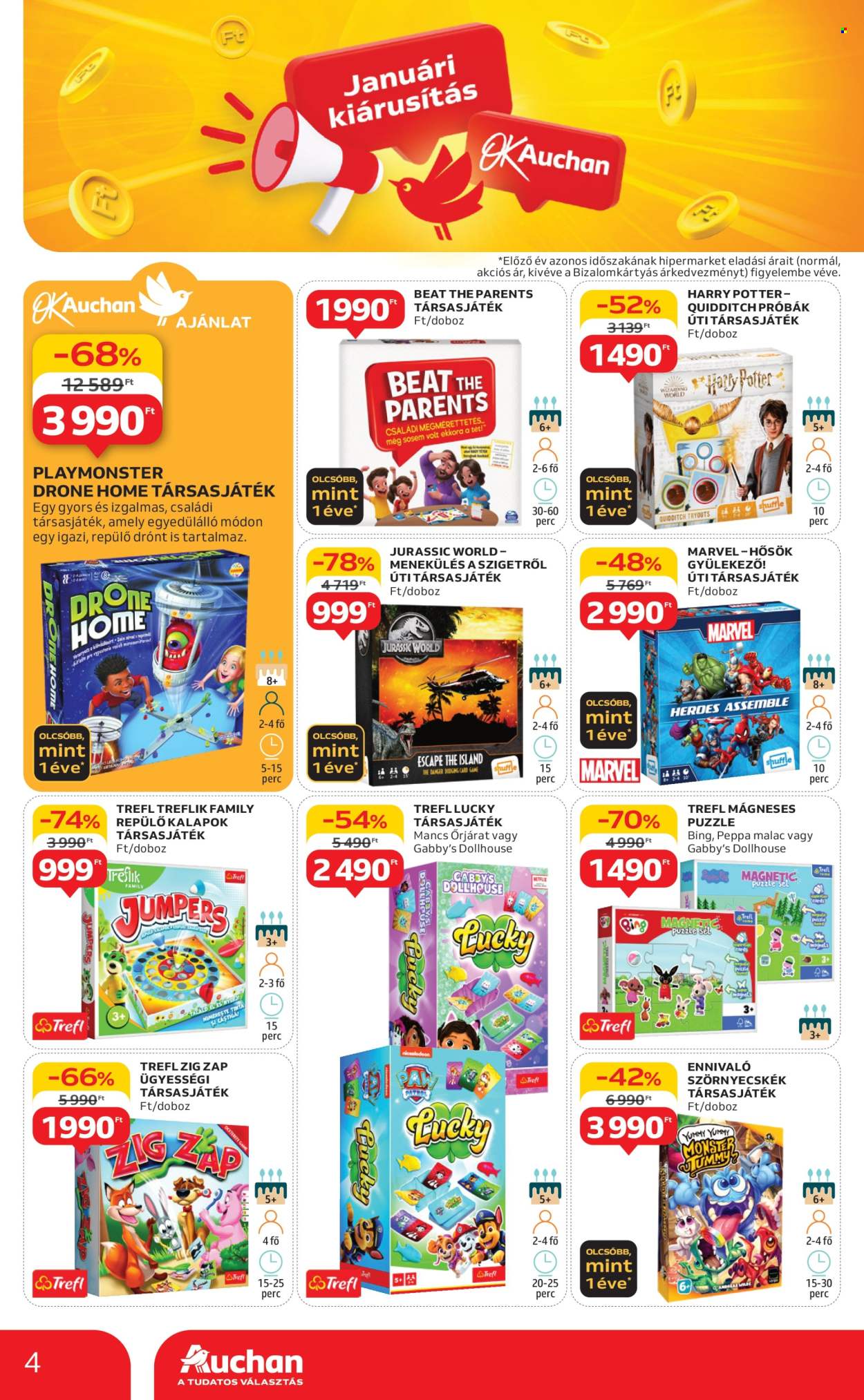Auchan akciós újságok - 2025.01.02 - 2025.01.15. Oldal 4