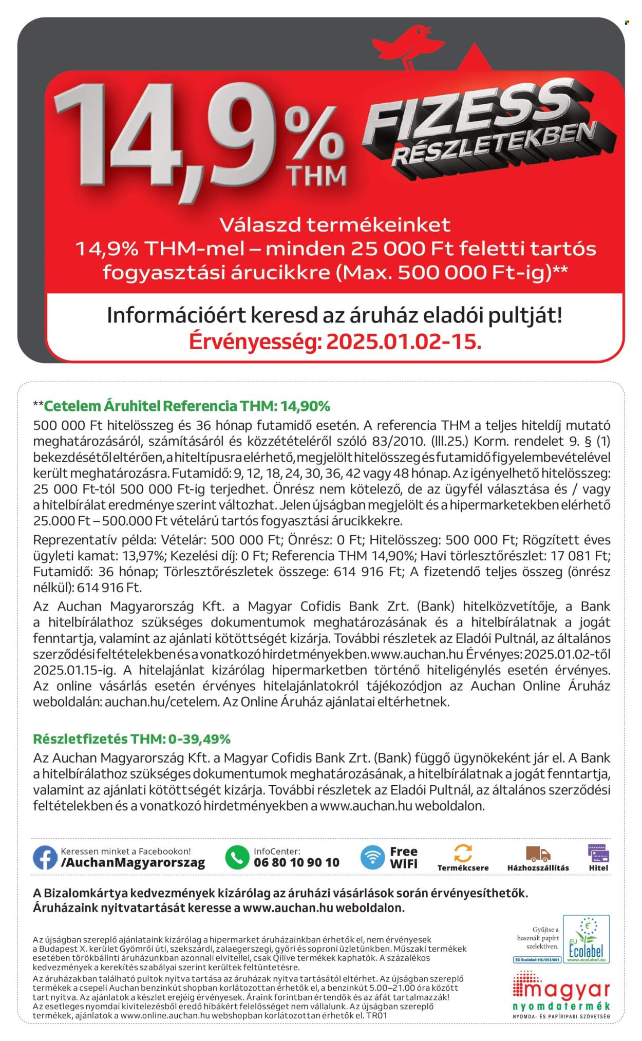 Auchan akciós újságok - 2025.01.02 - 2025.01.15. Oldal 6