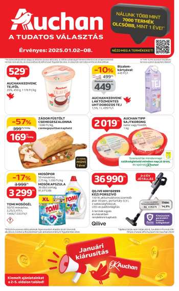 Újság Auchan - 2025.01.02 - 2025.01.08.