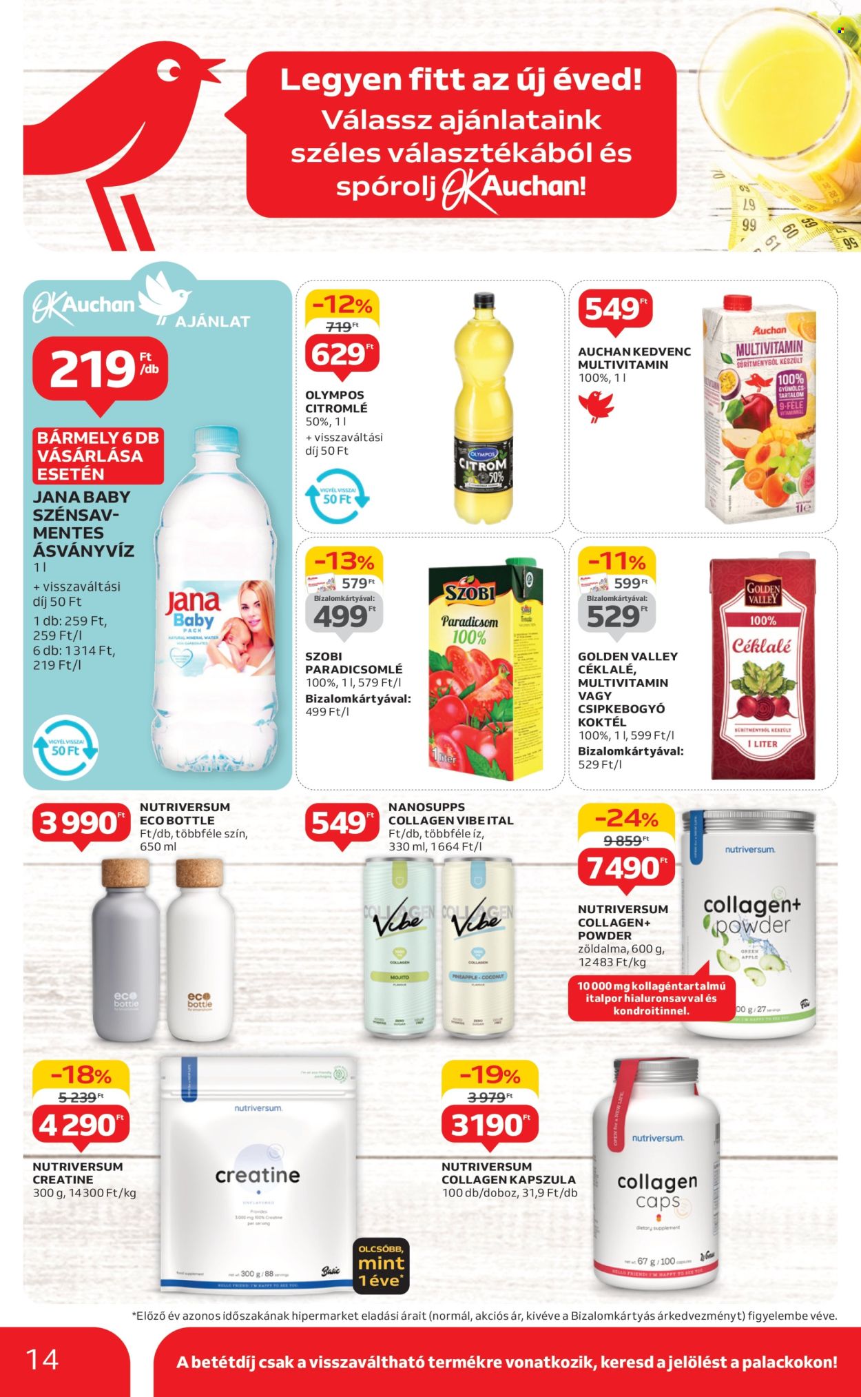 Auchan akciós újságok - 2025.01.02 - 2025.01.08. Oldal 14