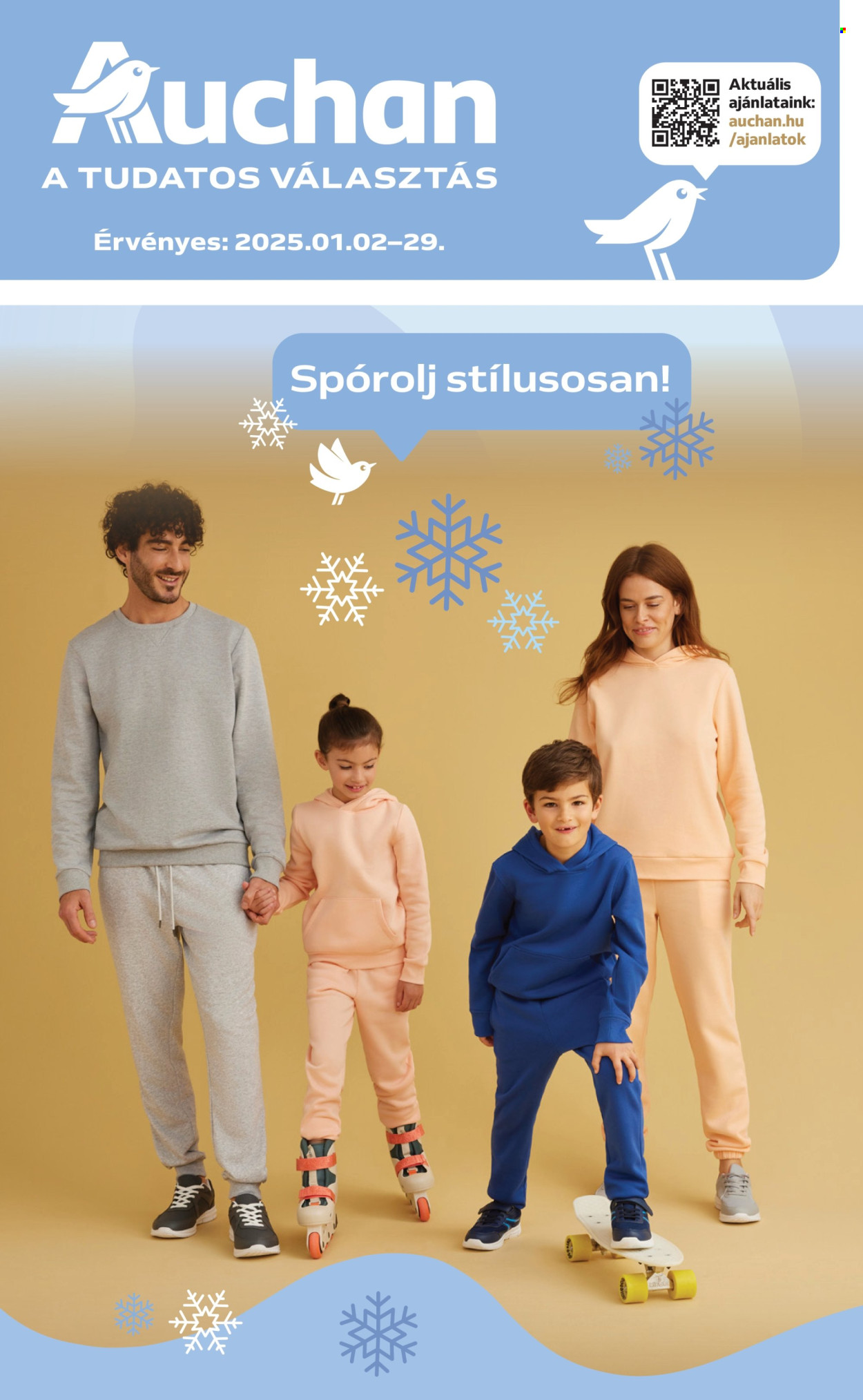 Auchan akciós újságok - 2025.01.02 - 2025.01.29. Oldal 1
