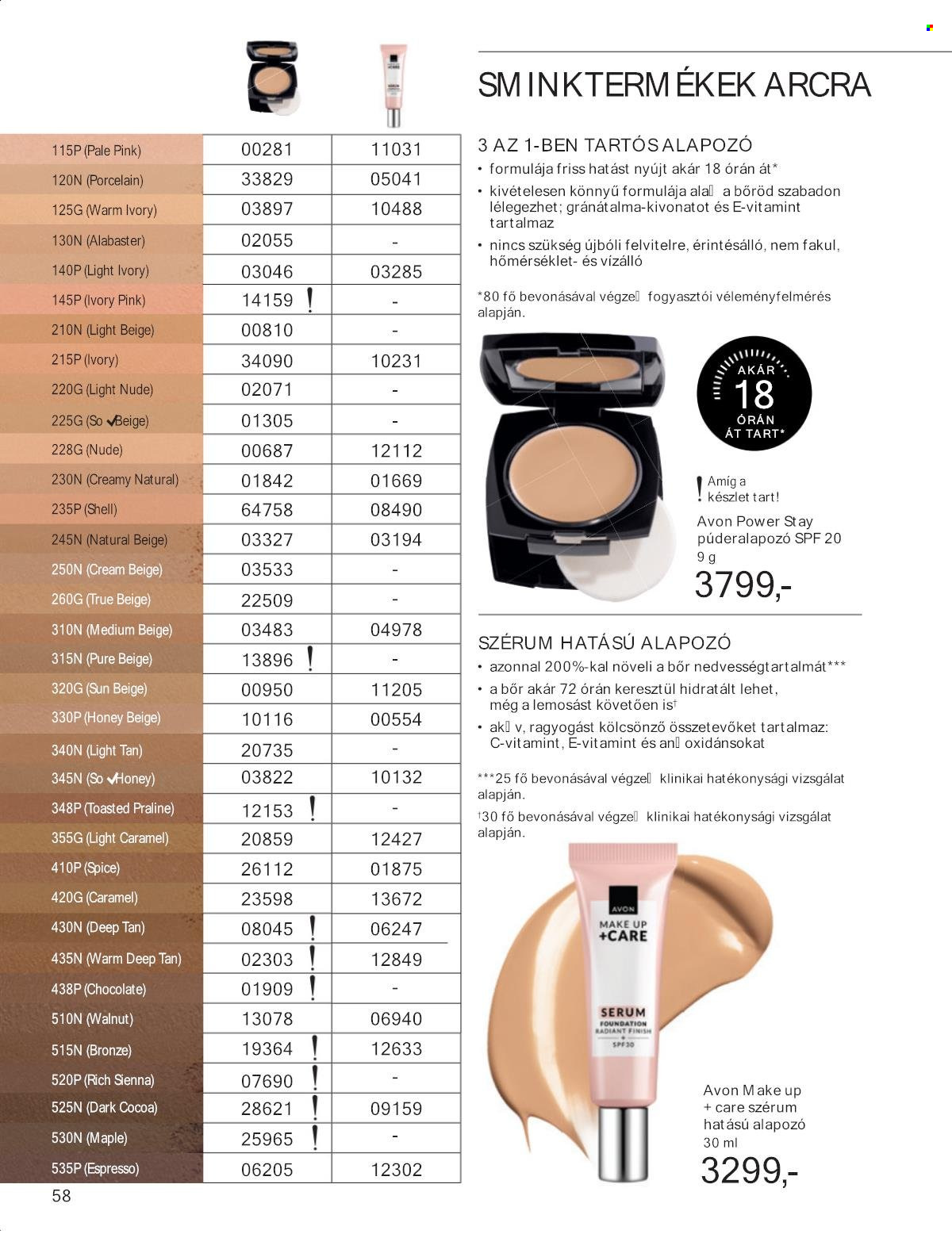 Avon akciós újságok - 2025.01.01 - 2025.01.31. Oldal 58