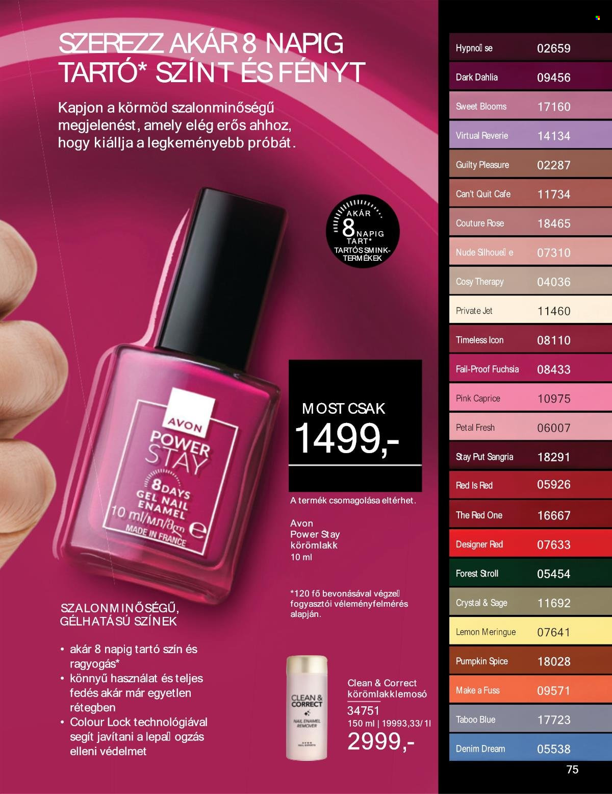 Avon akciós újságok - 2025.01.01 - 2025.01.31. Oldal 75