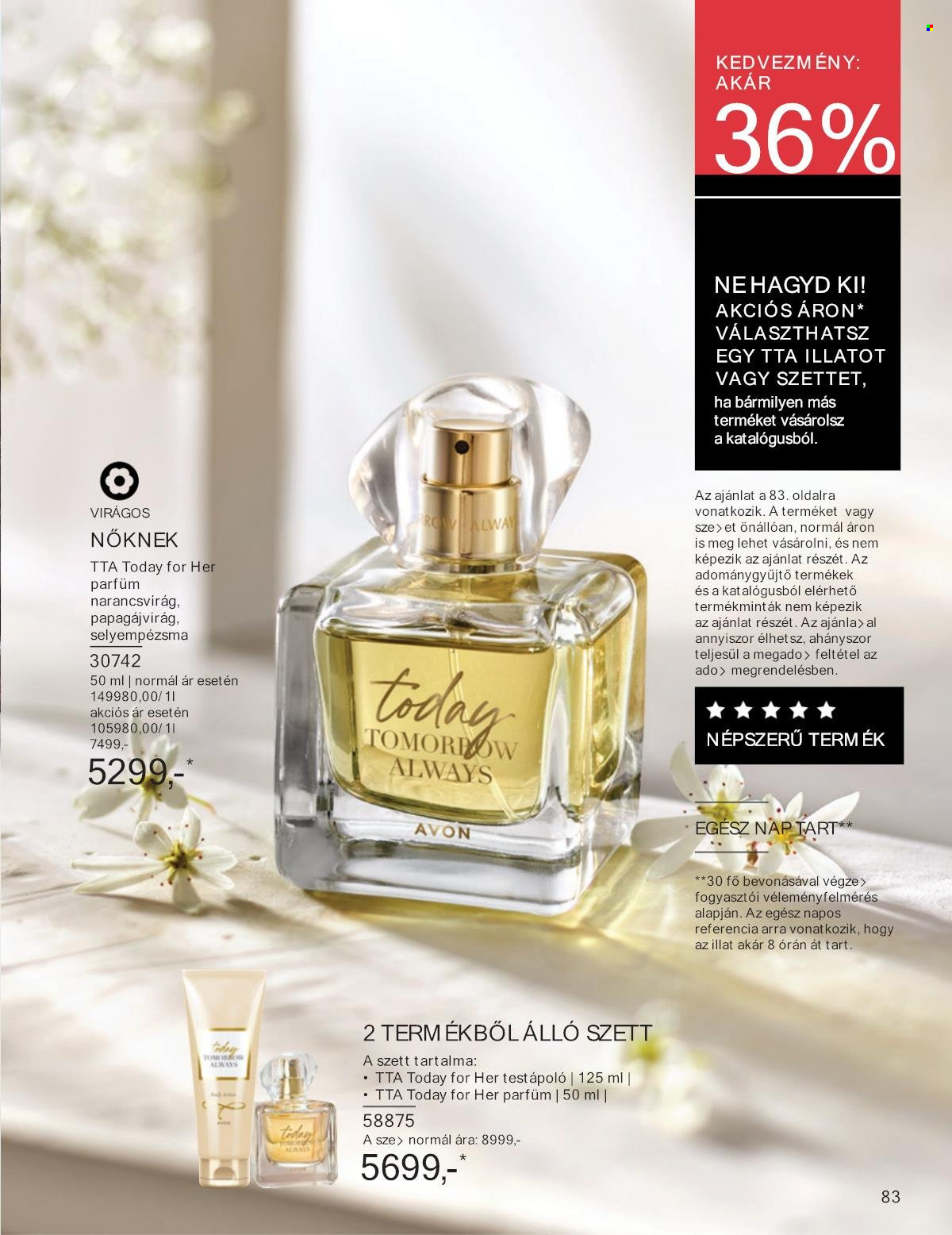 Avon akciós újságok - 2025.01.01 - 2025.01.31. Oldal 83