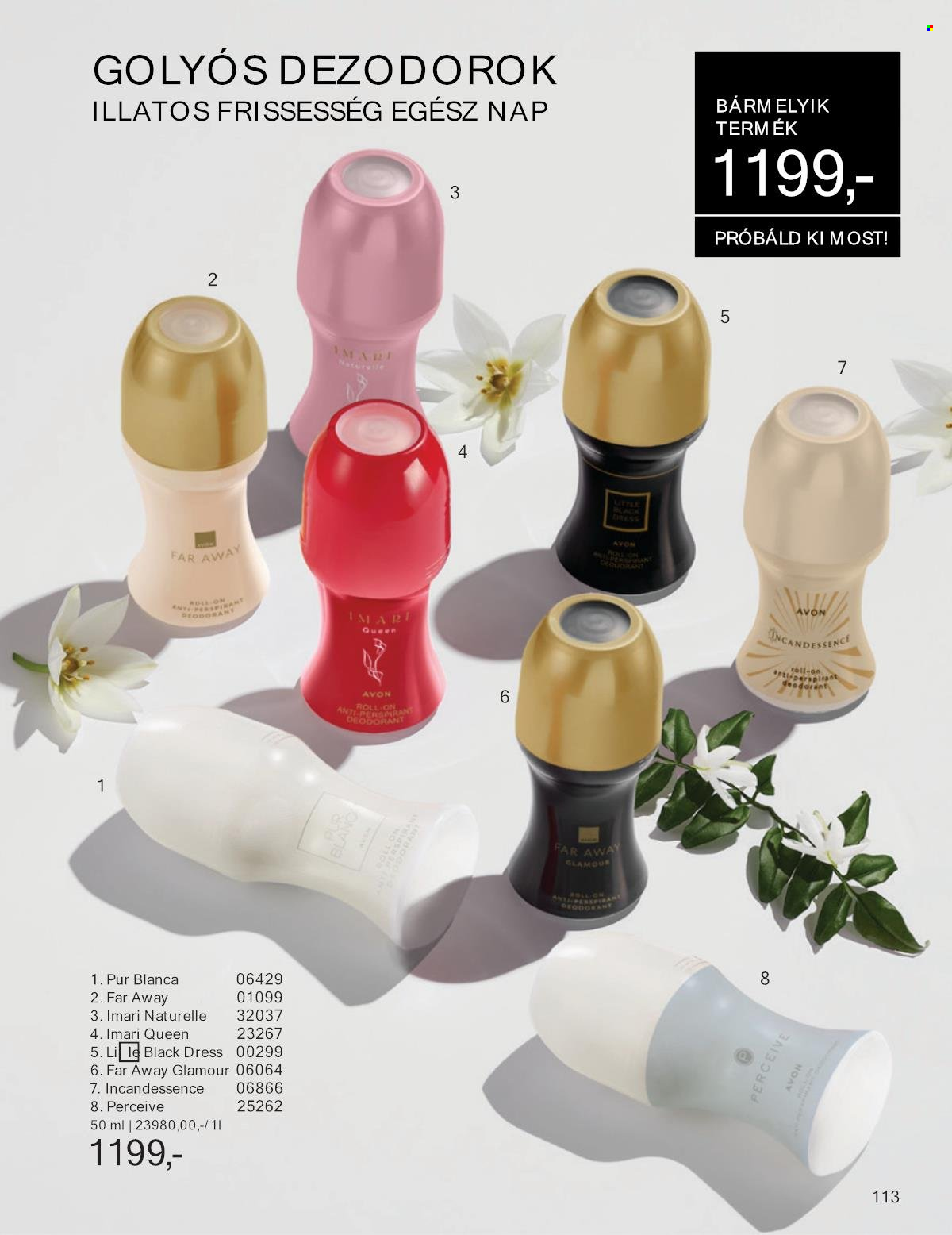 Avon akciós újságok - 2025.01.01 - 2025.01.31. Oldal 113