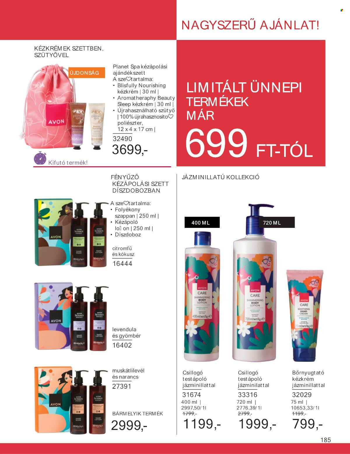 Avon akciós újságok - 2025.01.01 - 2025.01.31. Oldal 185