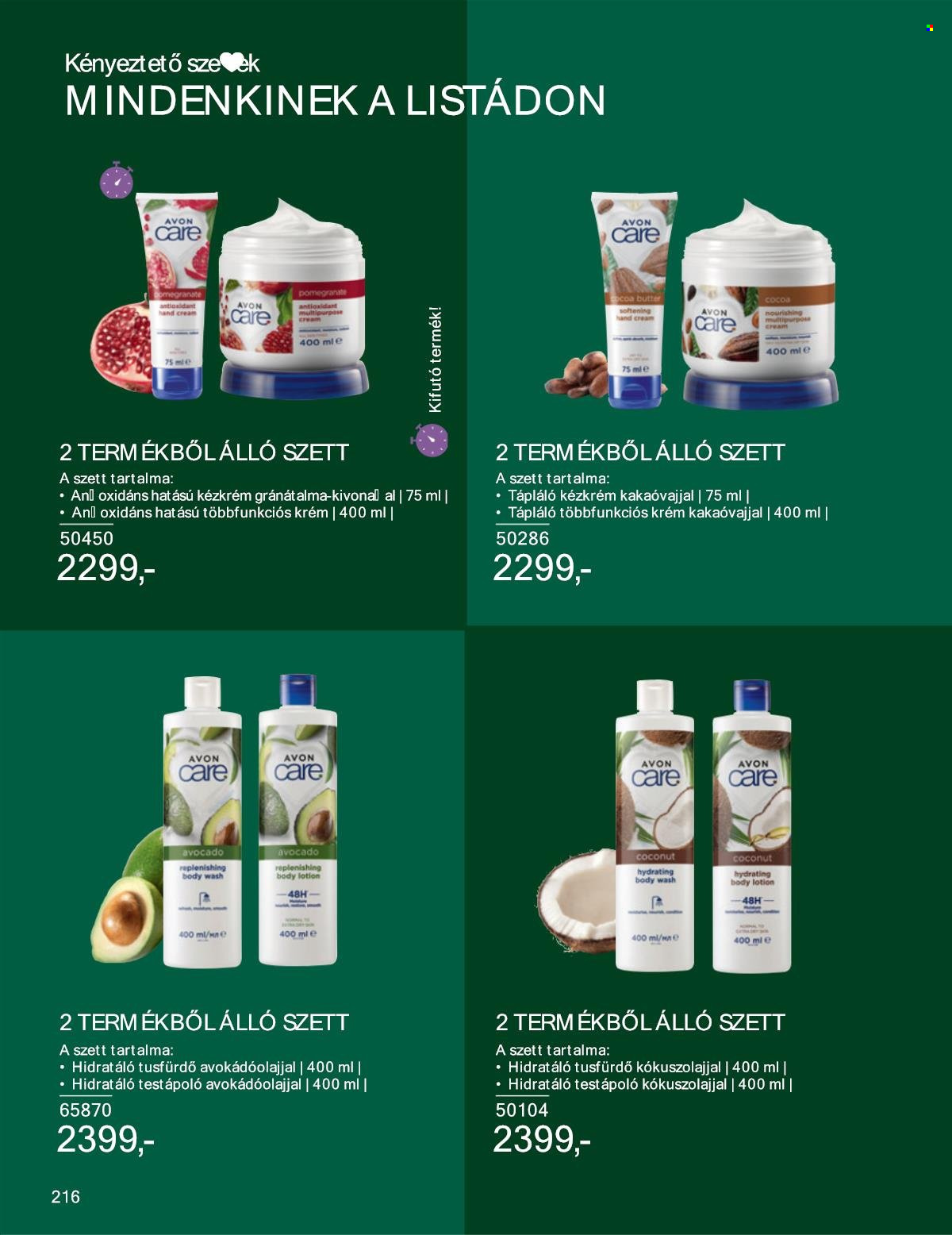 Avon akciós újságok - 2025.01.01 - 2025.01.31. Oldal 212