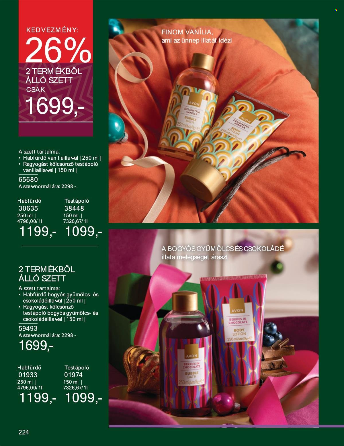 Avon akciós újságok - 2025.01.01 - 2025.01.31. Oldal 220