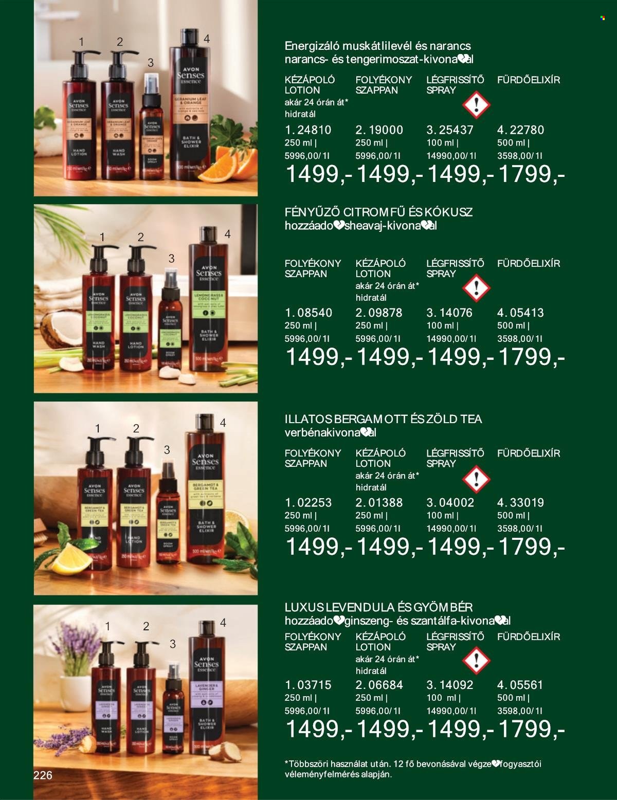 Avon akciós újságok - 2025.01.01 - 2025.01.31. Oldal 222