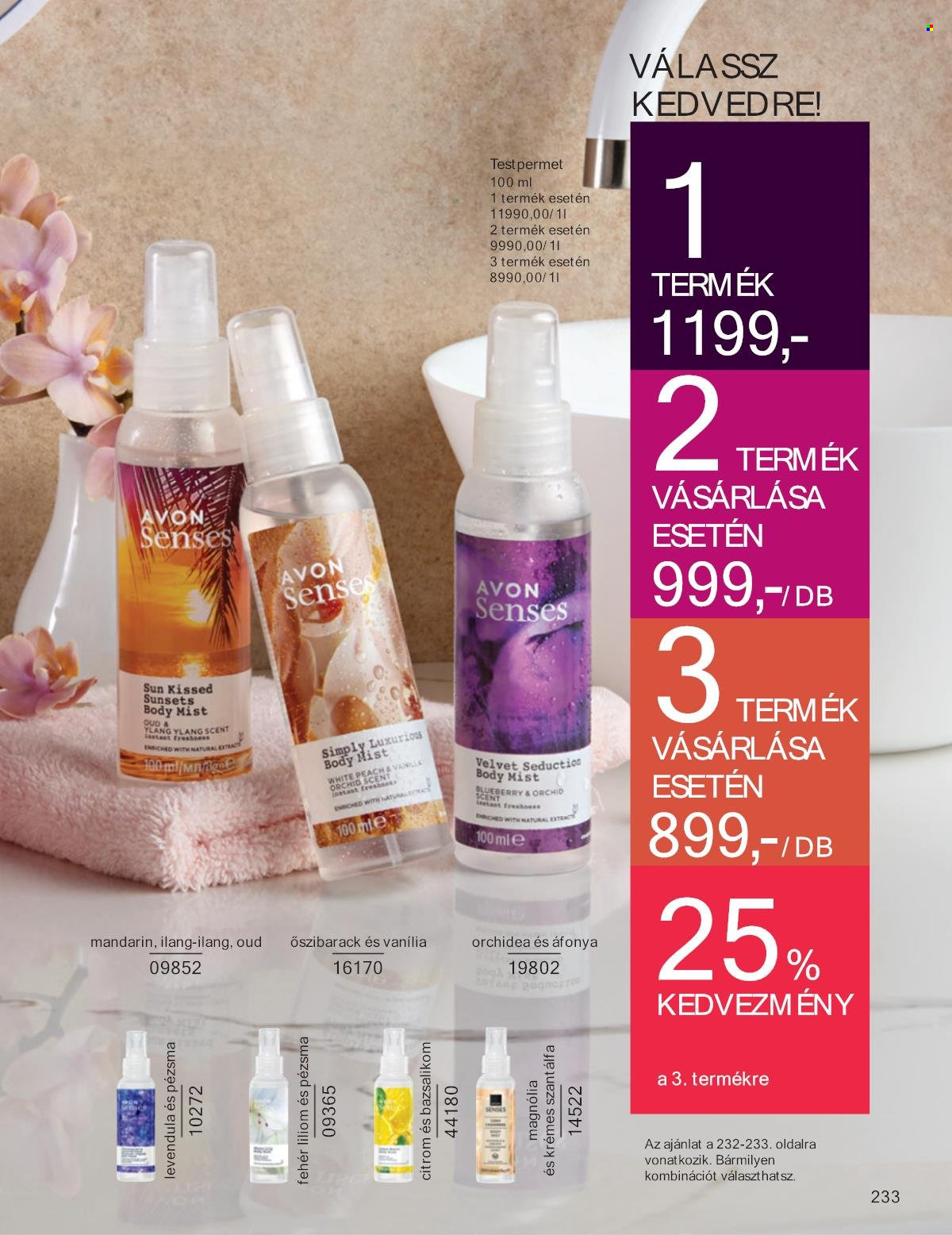 Avon akciós újságok - 2025.01.01 - 2025.01.31. Oldal 229