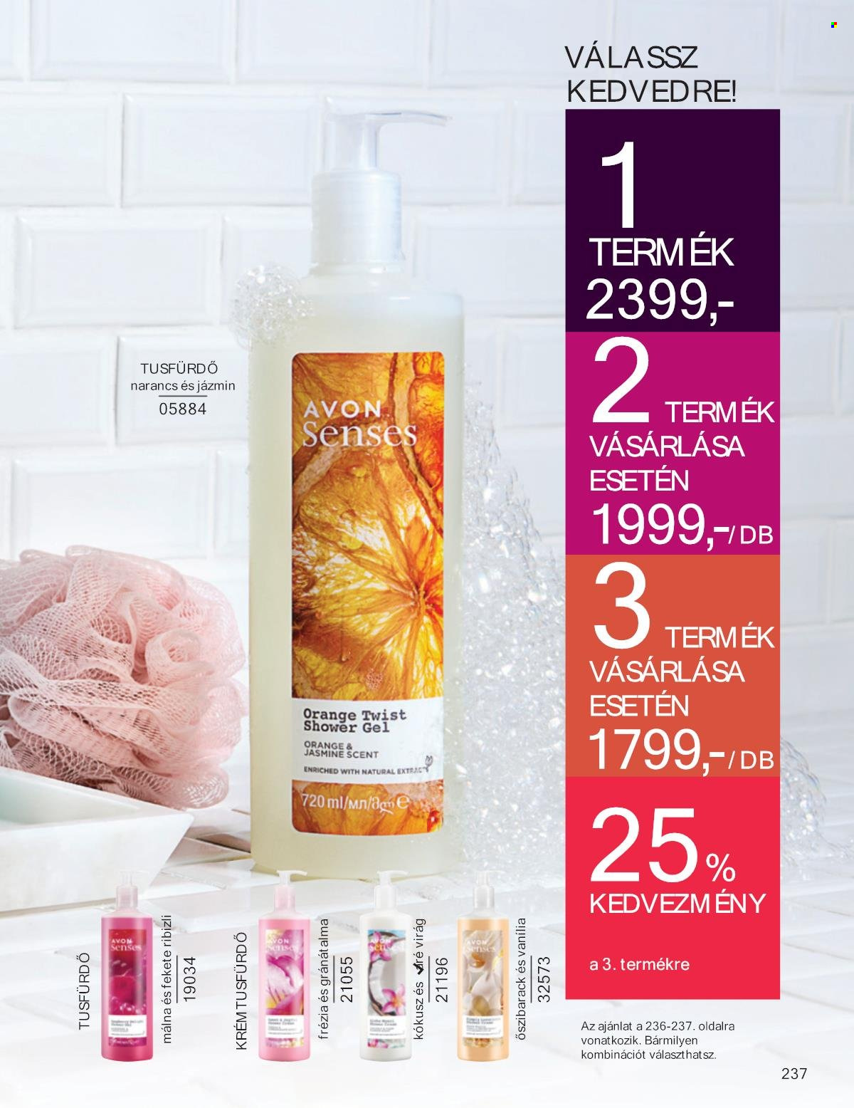 Avon akciós újságok - 2025.01.01 - 2025.01.31. Oldal 233