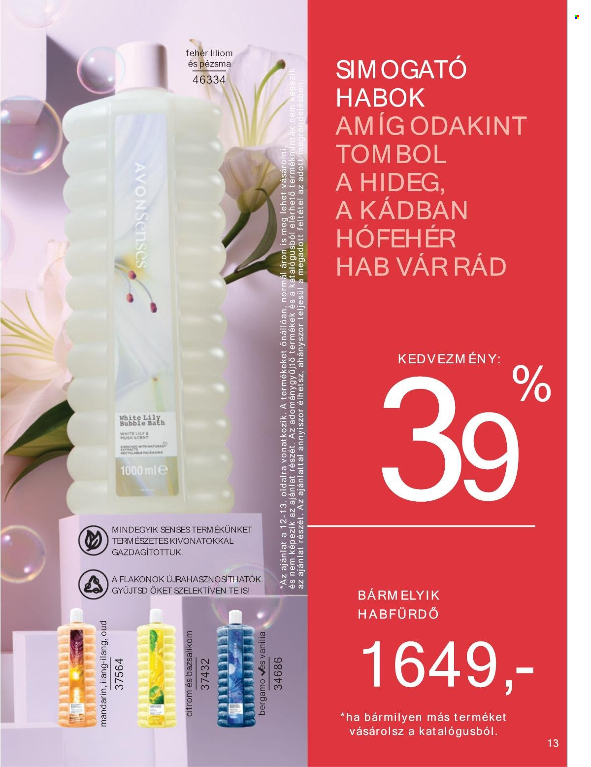 Avon akciós újságok - 2025.01.01 - 2025.01.31. Oldal 13