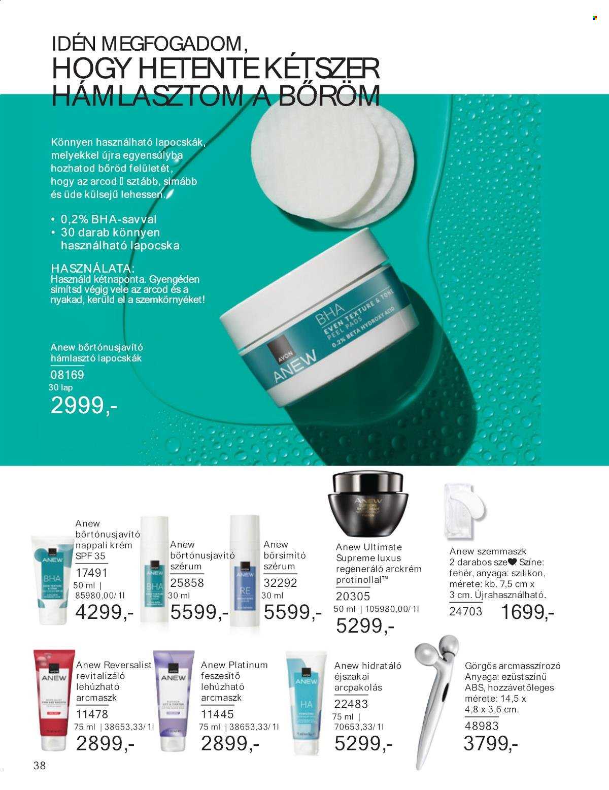 Avon akciós újságok - 2025.01.01 - 2025.01.31. Oldal 38