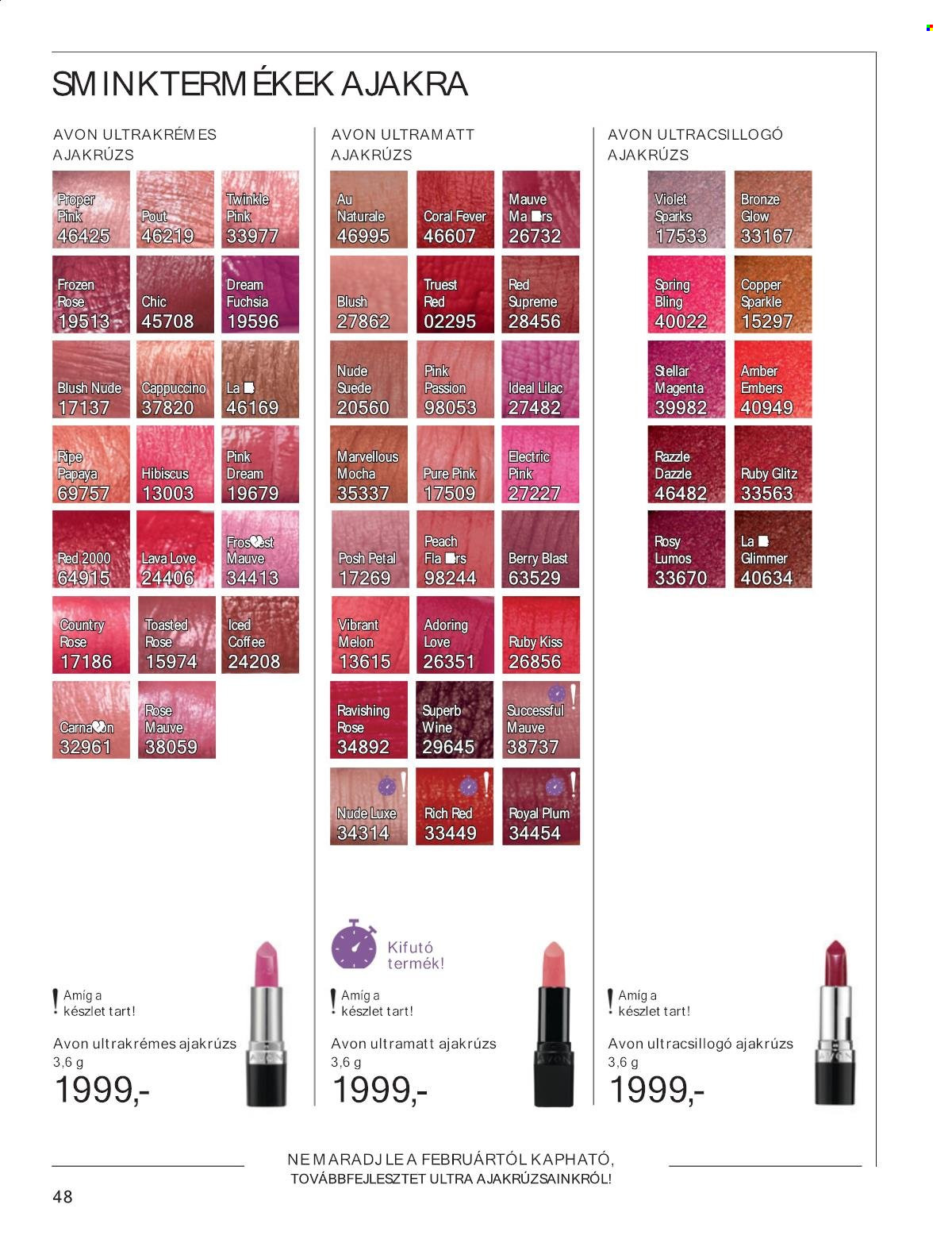 Avon akciós újságok - 2025.01.01 - 2025.01.31. Oldal 48