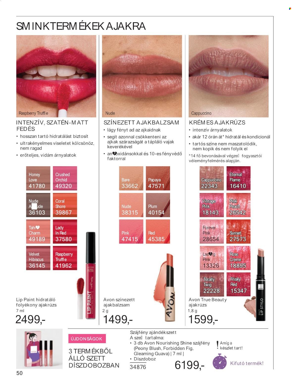 Avon akciós újságok - 2025.01.01 - 2025.01.31. Oldal 50