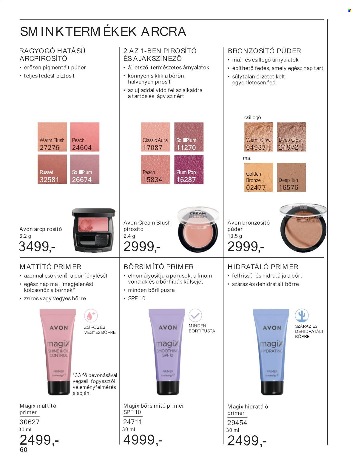 Avon akciós újságok - 2025.01.01 - 2025.01.31. Oldal 60