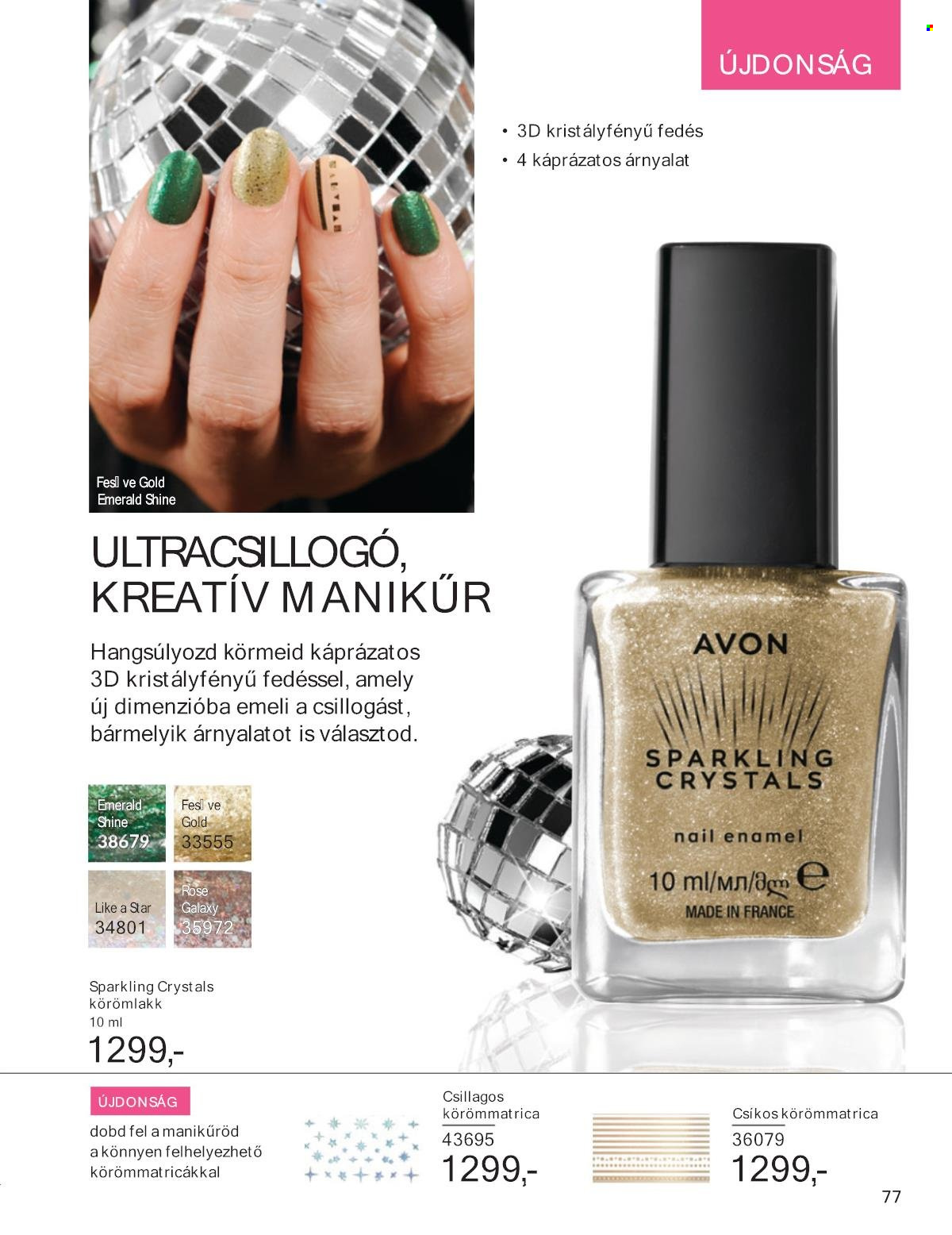 Avon akciós újságok - 2025.01.01 - 2025.01.31. Oldal 77
