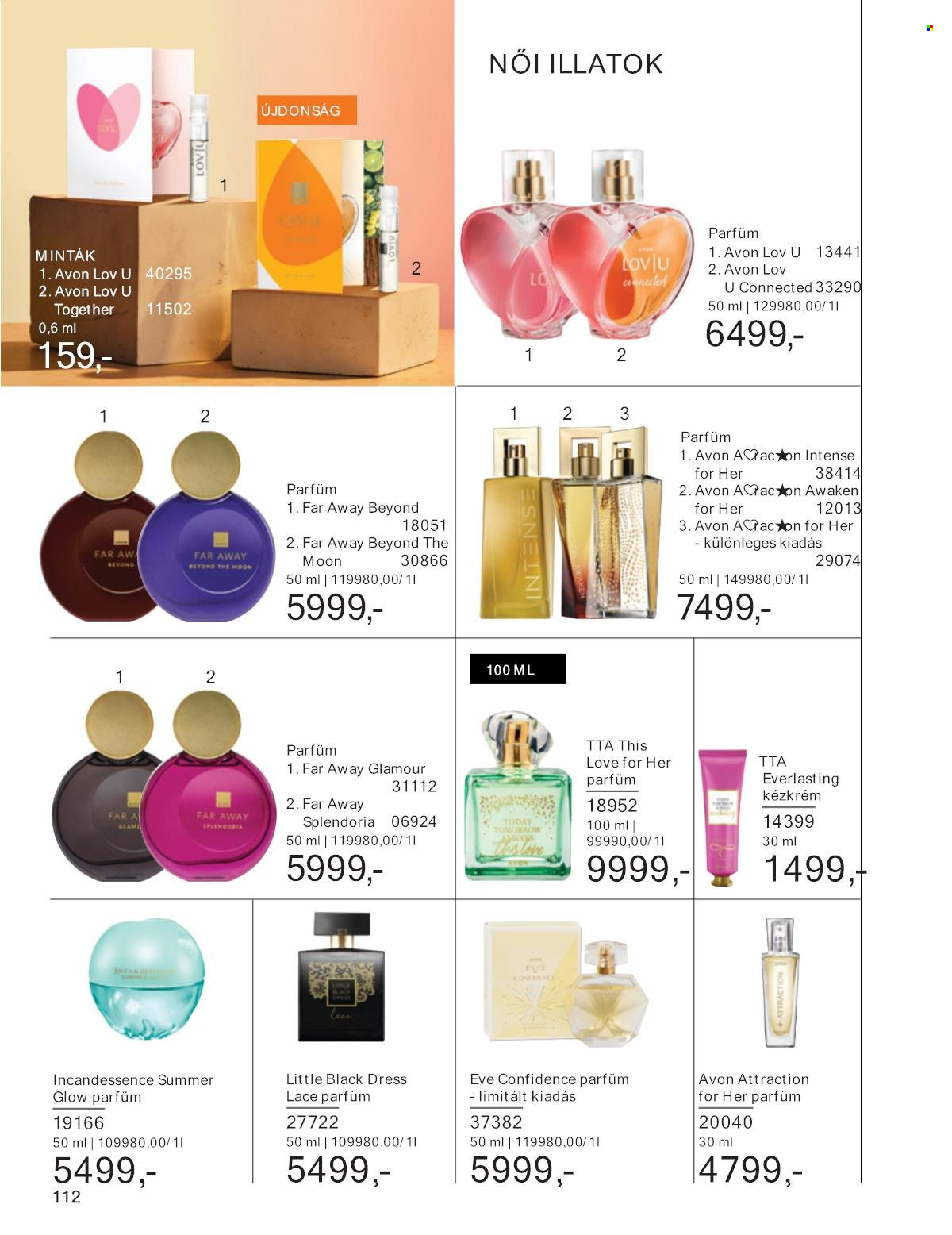 Avon akciós újságok - 2025.01.01 - 2025.01.31. Oldal 112